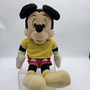 Disney Mickey Mouse Stuffed Animal - Yellow and Red